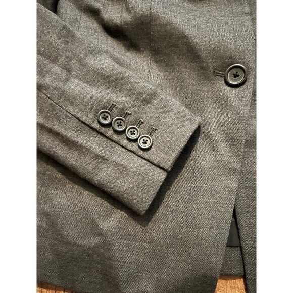 J. Crew | Regent Blazer‎ Wool Gray Size 4 - Picture 4 of 7